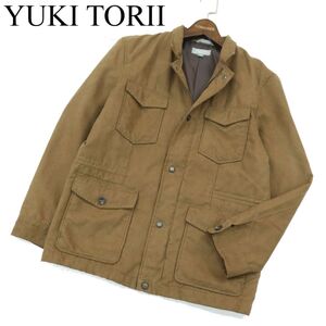 YUKI TORII HOMME ユキトリイ オム 秋冬 中綿★ サファリ ジャケット ブルゾン Sz.M　メンズ　A3T14517_C#N