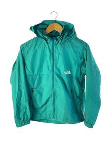 THE NORTH FACE◆NPJ21810/Compact Jacket/パーカー/150cm/ナイロン/GRN/無地