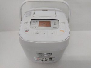 〇　アイリスオーヤマ　ジャー炊飯器　KS-RC-21M05-W　極厚　火釜　3合炊き　中古