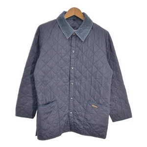 Barbour バブアー LIDDESDALE リッズデイル キルティングジャケット ネイビー (メンズ M) 中古 古着 S5542