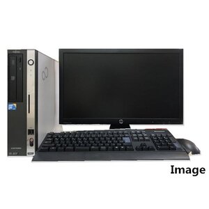 24型液晶セット 中古パソコン 中古デスクトップパソコン Windows 10 64Bit 富士通 Dシリーズ Core i5/メモリ8G/新品SSD 960GB