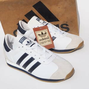 デッド!! 希少!! 27cm 新品 最初期 98年製 adidas COUNTRY カントリー 白ｘ紺 ビンテージ 90s