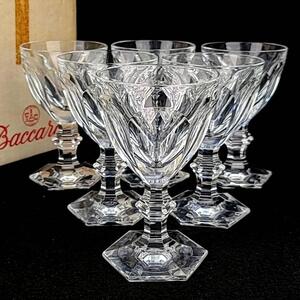 ☆美品 ◆ バカラ　Baccarat アルクール　Lサイズ ワイングラス　6客 箱つき