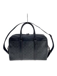 COACH◆ブリーフケース/レザー/BLK/F77868