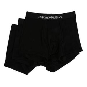 エンポリオ アルマーニ メンズ ボクサーパンツ トランクス 111611/CC722PK 21320 BLACK 3枚組 Ｍサイズ/送料無料