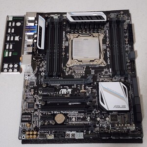 ASUS X99-A IOパネル付属 LGA2011-3 ATXマザーボード 最新Bios 動作確認済 PCパーツ