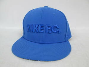 【i O10777】NIKE F.C. キャップ ナイキ エフシー ベースボールキャップ 星 ブルー 青