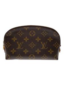 LOUIS VUITTON◆ポシェット・コスメティックPM_モノグラム・キャンバス_BRW/PVC/BRW/総柄