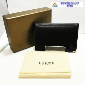 美品　ロエベ　Loewe　カードケース　レザー　