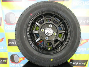 未使用展示品新品セット！　145/80R12　80/78　VAN01　4-12　4H100　+43　H4　MOTOR　軽トラ　軽バン