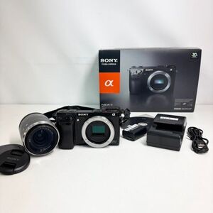 【通電確認済/美品】SONY ソニー NEX-7 E3.5-5.6 / 18-55 OSS 0.25mm/0.82ft HO13