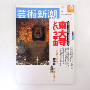 芸術新潮 2002年6月号◎東大寺という宇宙 大仏開眼1250年記念 舟越桂/仏像を語る 磯崎新/東大寺の建築 橋本聖圓 高村光雲 明治天皇の昼食