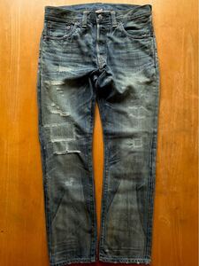 RRL 1936 リペアードバックルバックジーンズ 30 USA製 赤耳 ラルフローレンビンテージデニム