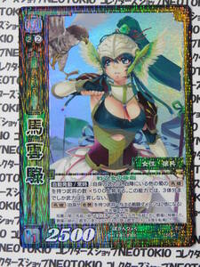 三国志大戦 TCG 馬雲リョク(SR 3-027)・T