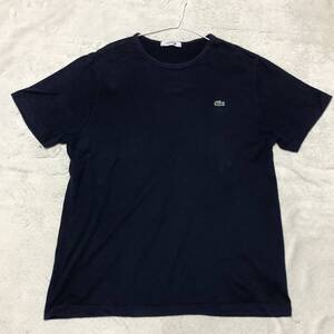 LACOSTE ラコステ【人気の大きいサイズ】半袖Tシャツ カットソー ネイビー 5サイズ Lサイズ