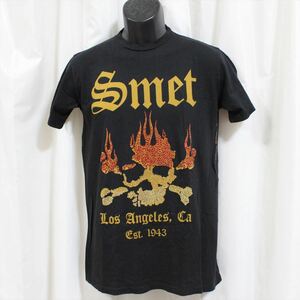 スメット SMET メンズ半袖Tシャツ ブラック Mサイズ 新品 黒