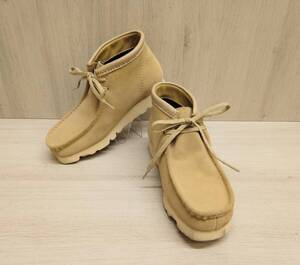 Clarks/クラークス/ワラビーブーツ・デザートブーツ/22-093-313-0030-3-0/WallabeeBT GTX/ベージュ/25.5cm