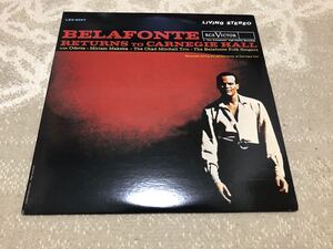 Classic Records Harry Belafonte Belafonte Returns To Carnegie Hall Quiex SV-P 200g 高音質 2LP audiophile 廃盤 ハリー・ベラフォンテ