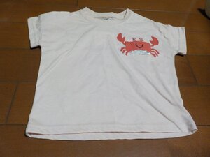 新品　Tシャツ　サイズ95　かに　クリックポスト発送可　切手可