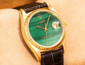 ★ROLEX★ロレックス デイトジャスト マラカイト ダイヤル ヴィンテージ 1979頃 K18YG最高級腕時計　 希少レア！！入手困難！！