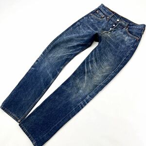 90s ☆ LEVIS ☆ 501xx 最高の色落ち感◎ デニムパンツ ボタンフライ ブルー ジーンズ W29 アメカジ ストリート US古着 リーバイス■Ja5873