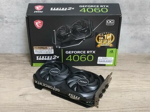 NVIDIA MSI GeForce RTX4060 8GB VENTUS 2X BLACK OC 【グラフィックボード】