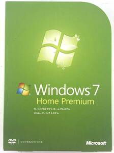 【Microsoft】Windows7 Home Premium ウィンドウズセブン ホームプレミアム オペレーティングシステム for Windows【S196】