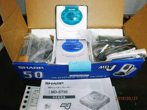 SHARP　MD-ST50A　シャープ　MDプレイヤー中古完全ジャンク品