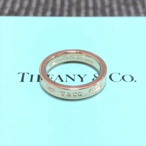 美品【ティファニー】基準内 TIFFANY&Co. 指輪 1837 ナロー メタル METAL サイズ9号 リング アクセサリー 女性用 レディース 送料370円