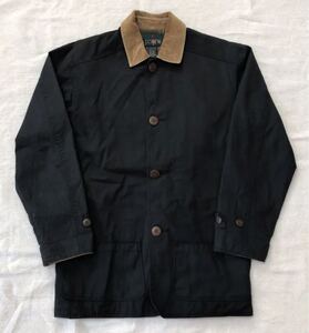 90s J.CREW jacket ジェイクルー ナイロンジャケット 巨人タグ ジャケット アメリカ ビンテージ コーデュロイ ハンティング ブラックRRL