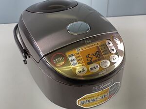 ★ ZOJIRUSHI 象印 NW-VA10 炊飯器 極め炊き IH炊飯器 2020年製 IH 5.5合 厚釜 炊飯ジャー 保温 ブラウン 一人暮らし 中古品 管理TO990