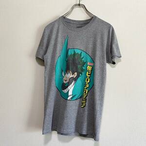 アメリカ古着　僕のヒーローアカデミア　ヒロアカ　デク　半袖　Tシャツ　キャラT　XSサイズ　US古着　【I1014】