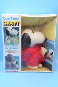 Dead Stock 80s Knickerbocker snoopy Tub Time/スヌーピー ドール/ヴィンテージ/タブタイム/176708935