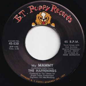 Happenings My Mammy / I Believe In Nothing B.T. Puppy US 45-530 205095 ROCK POP ロック ポップ レコード 7インチ 45