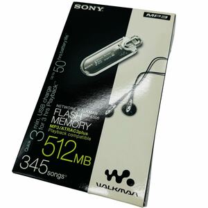 【未使用品】SONY NETWORK WALKMAN NW-E505 スパークリングシルバー (ソニー ウォークマン silver MP3 オーディオ )