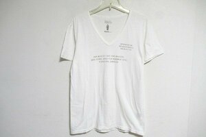 N6011:WACKO MARIA GUILTY PARTIES(ワコマリア ギルティーパーティーズ）VネックTシャツ/白/L：35