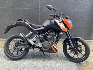 KTM DUKE125 車体 実働車