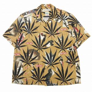 24SS ワコマリア × ハイタイムズ WACKO MARIA × HIGHTIMES S/S HAWAIIAN SHIRT TYPE-2 アロハ シャツ 半袖 総柄 天国東京おばけ図