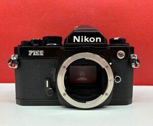 # Nikon FM2N FM2 N BLACK ブラック フィルムカメラ 一眼レフカメラ ボディ シャッター、露出計OK 動作確認済 MF-16 ニコン