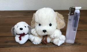 レトロ　うめ吉　マグネット　ぬいぐるみ　マスコット　犬　オリエンタルトーイ　＆　レトリバー