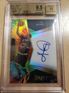 25枚限定 BGS 9.5 サイン 2016 -17 Panini Prizm Tie-Dye KYRIE IRVING Auto (#/25) / カイリー アービング Autograph