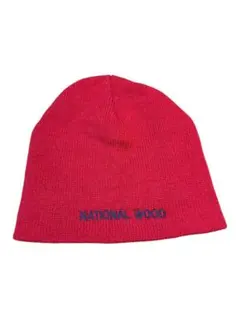 [0] NATIONAL WOOD RED BEANIE