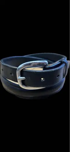 TORY LEATHER BRIDLE LEATHER RAISED BELT