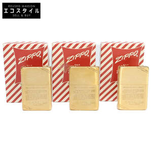 【１円/美品】ZIPPO ジッポ 1985年 1937年レプリカ ダイアゴナル 初代社長サイン ゴールド ３点セット オイル ライター