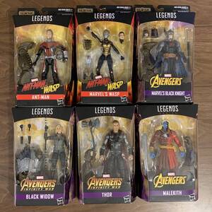 新品未開封 マーベルレジェンド カルオブシディアン アントマン ワスプ ブラックナイト ソー マレキス アベンジャーズ MARVEL LEGENDS