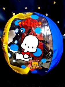 レア 1997年 当時物 新品 ビンテージ ポチャッコ ビーチボール サンリオ ビニール ボール 昭和 レトロ ファンシー おもちゃ キャラクター