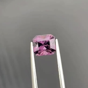 鑑別済 最高品質 ビルマ産 天然 スピネル 1.18ct パープル ルース