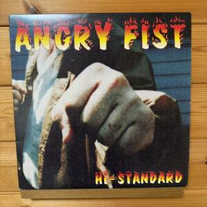 LP Hi-STANDARD ANGRY FIST ハイスタンダード ハイスタ LPレコード PIZZA OF DEATH