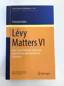 Levy Matters VI/6　洋書/英語/数学/レヴィ過程/確率論【ta05i】