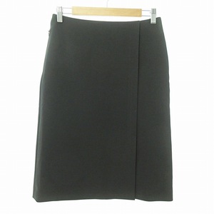 フォクシーニューヨーク FOXEY NEW YORK 美品 近年 Jewel Pin Skirt ジュエル ピン スカート タイト ストレッチ 38 黒 40560 0910